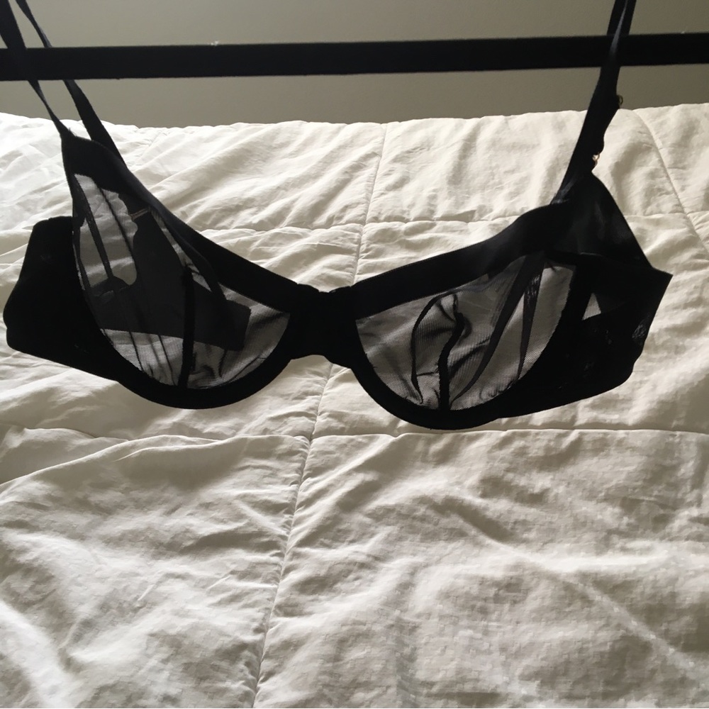 Auden Mesh Sheer Demi Coverage United Bra - 34B